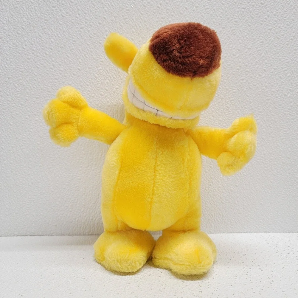 24K Mother Goose & Grimm Grimmy Yellow Dog Plush Stuffed Animal Cartoon 1989